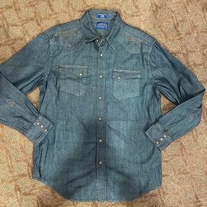 Men’s Pendleton denim shirt
